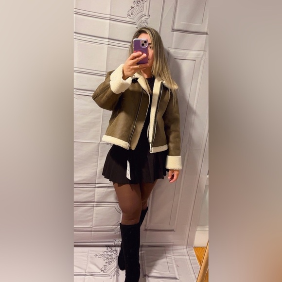 NWT ZARA OVERSIZED DOUBLE FACED JACKET SIZE M 
🚨 FINAL PRICE NO OFFER ACCEPT - Picture 13 of 16